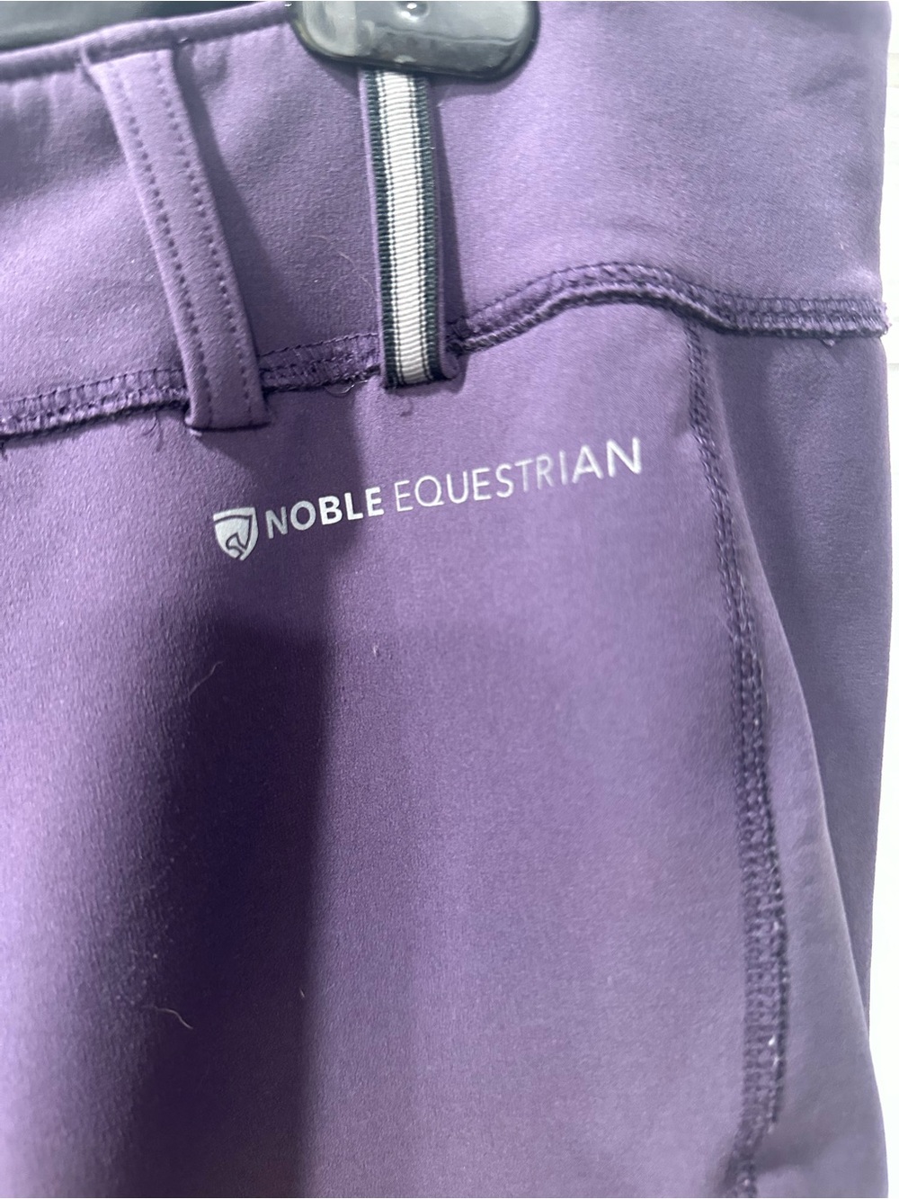 Noble equestrian winter Purple Riding Tights women’s L - Picture 3 of 7
